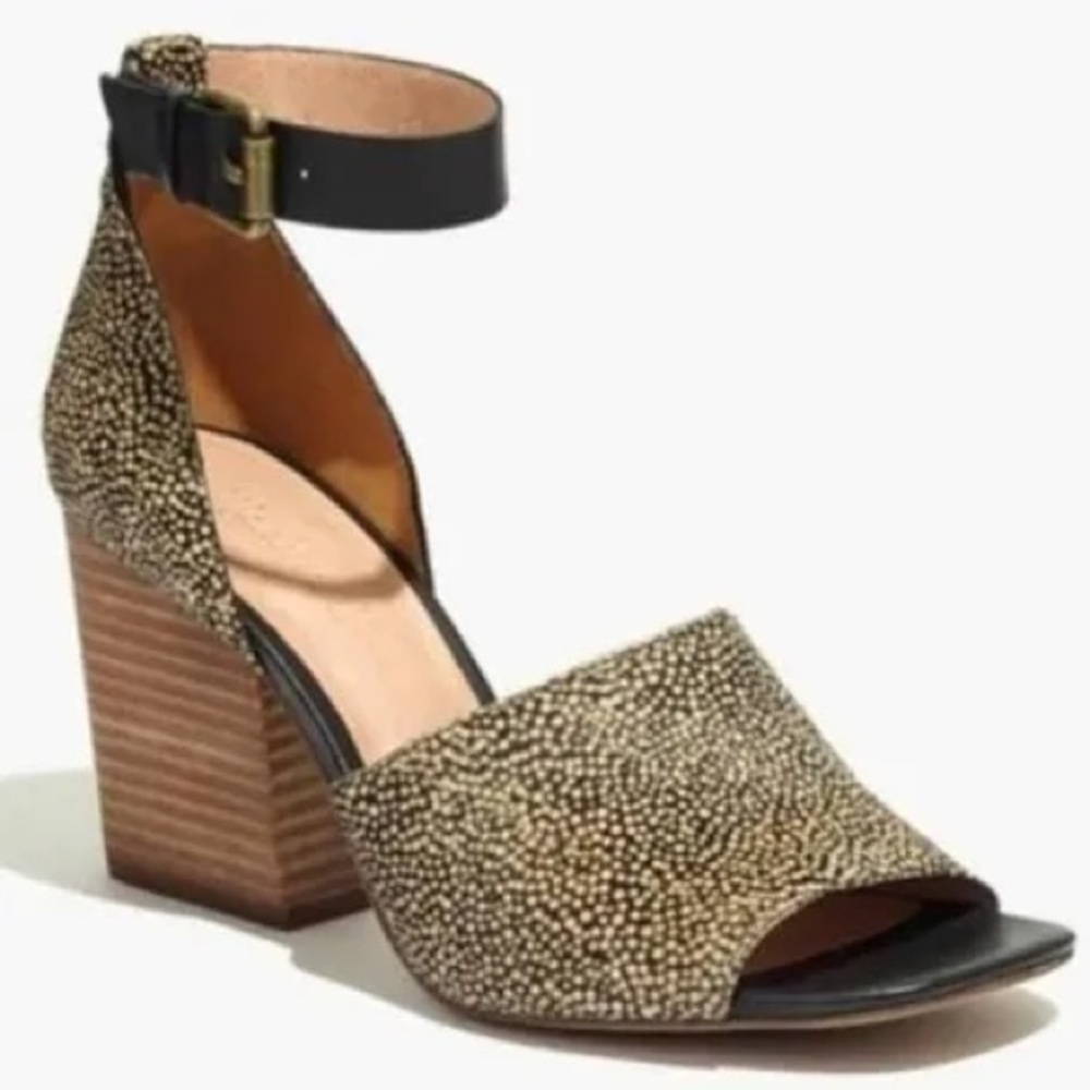 Madewell Calfhair Spotted Heels Size Women’s 7